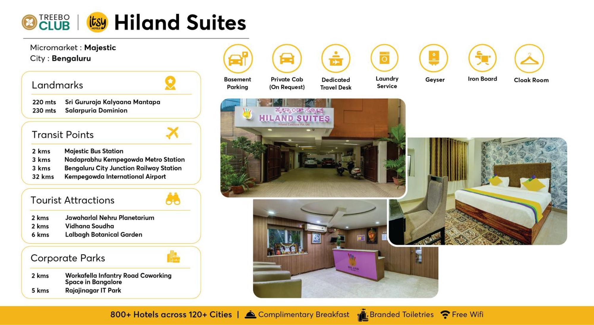 Itsy Hotels Hiland Suites Bangalore Exteriör bild